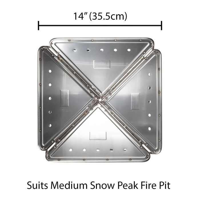 Snow Peak Pack & Carry Fireplace Grill Pro (Medium)