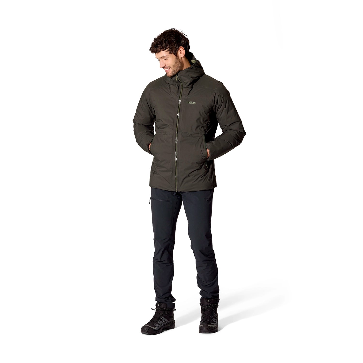 Rab Men's Microlight Shield Jacket - Dark Army — view 3