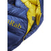 Rab Neutrino 800 Down Sleeping Bag nightfall blue detail 3