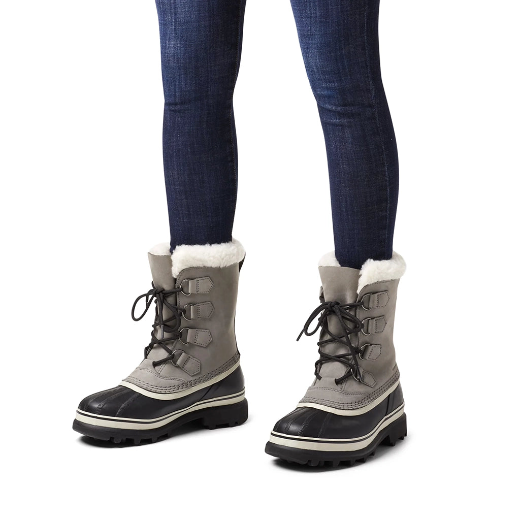 Sorel Women's Caribou Boot Black Stone Detail 3