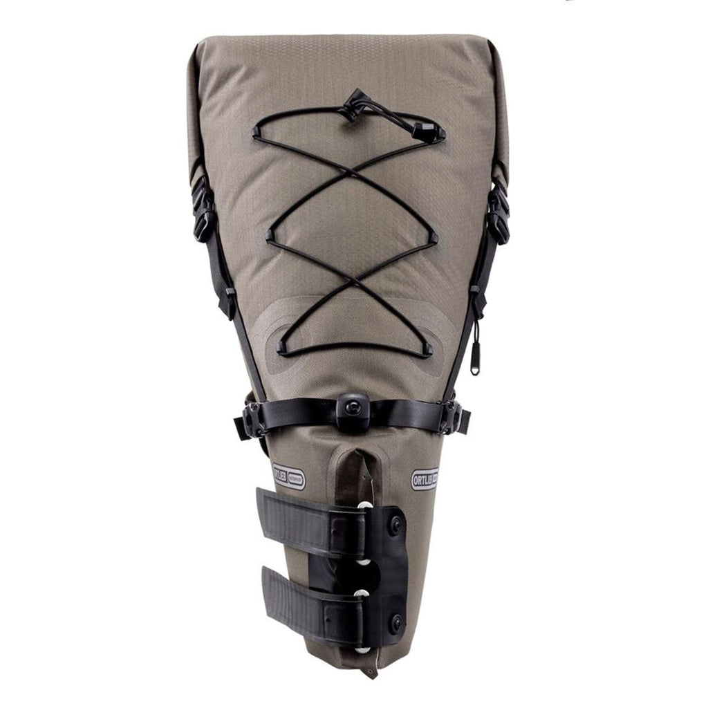 Ortlieb Waterproof Bikepacking Seat-Pack - Dark Sand Detail 1