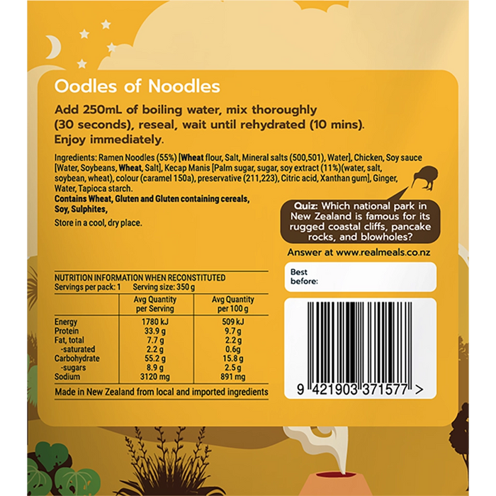 Real Meals Oodles of Noodles 100g