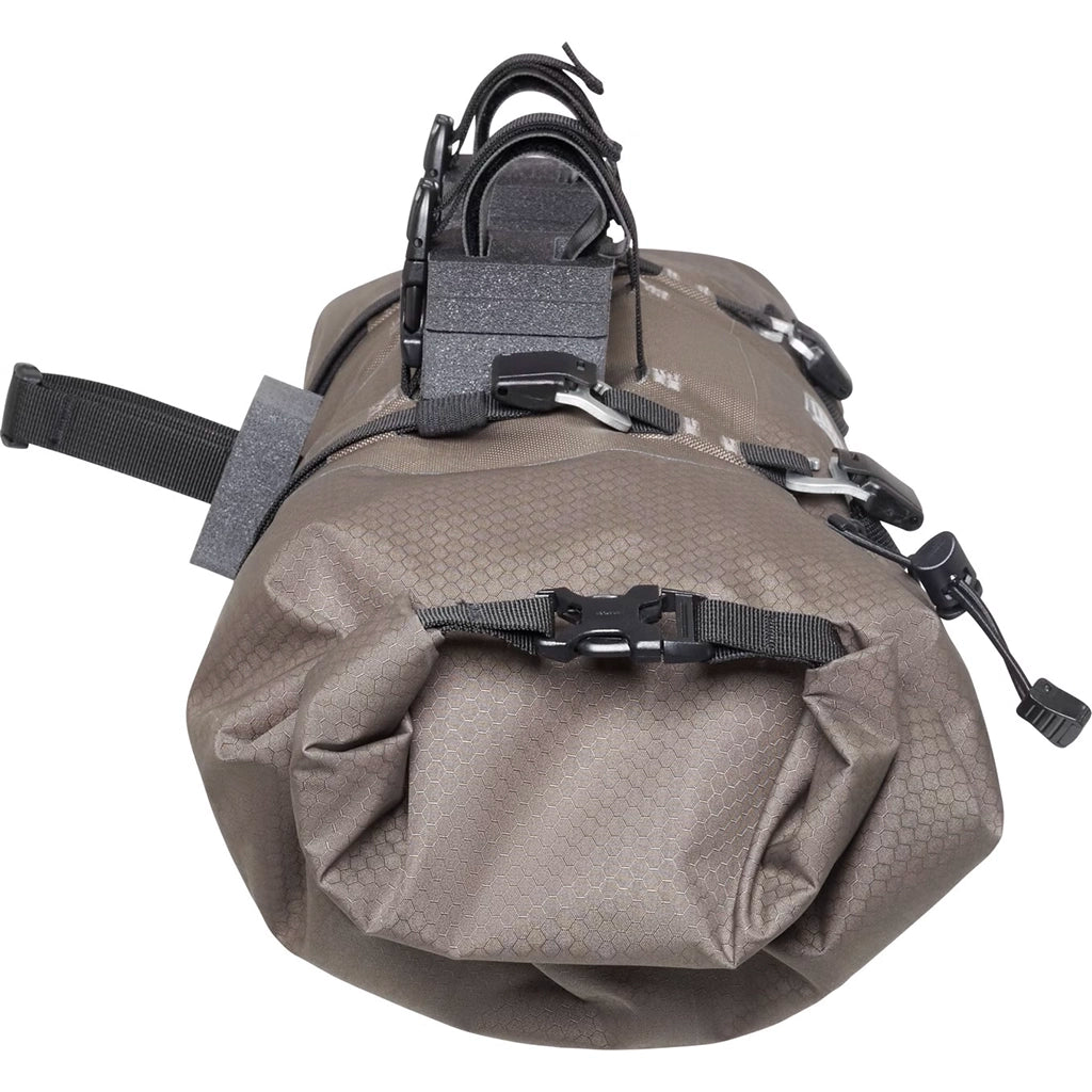 Ortlieb Waterproof Bikepacking Handlebar Pack Dark Sand Detail 9