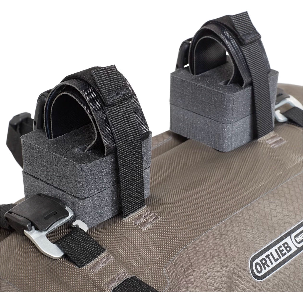 Ortlieb Waterproof Bikepacking Handlebar Pack Dark Sand Detail 11