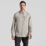 Craghoppers Men's NosiLife Adventure Long Sleeve Shirt III - Parchment — view 2