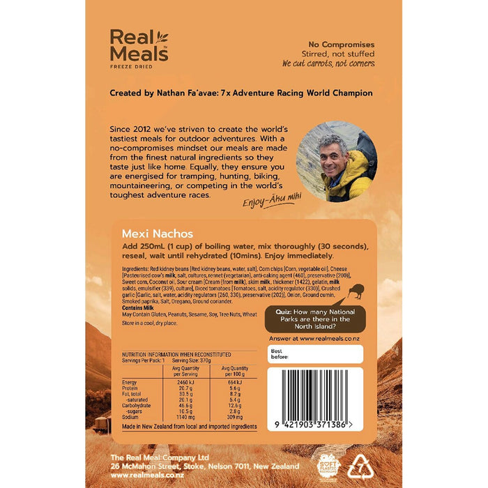 Real Meals Mexi Nachos 120g