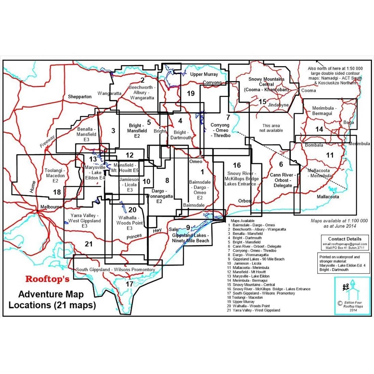 Rooftop's Upper Murray Adventure Map — view 4