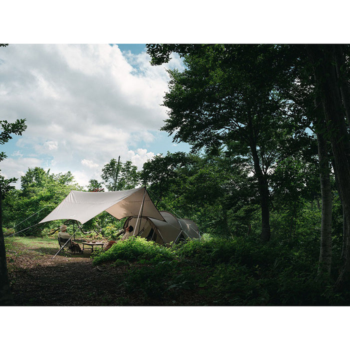 Snow Peak Landnest Tent Tarp Set - Medium lifestyle 7