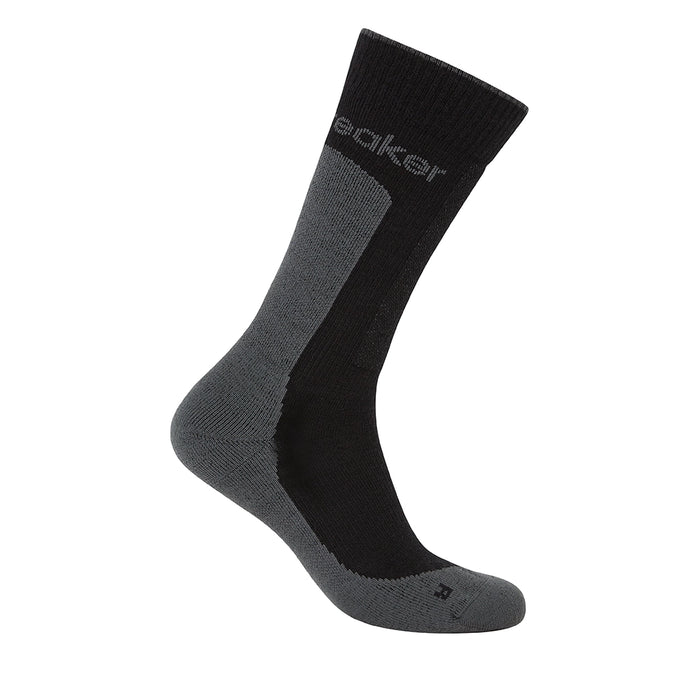 Icebreaker Men's Merino Hike+ Medium Crew Socks - Black / Obsidian Hero