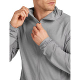 Icebreaker Men's 150 MerinoFine Ace Long Sleeve Zip Hoodie - Proto Grey — view 5