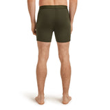 Icebreaker Men's Merino 150 Anatomica Boxers - Lichen / Dark Loden / S — view 4