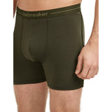 Icebreaker Men's Merino 150 Anatomica Boxers - Lichen / Dark Loden / S — view 2