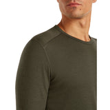 Icebreaker Men's 200 Oasis Long Sleeve Crewe - Dark Loden — view 5