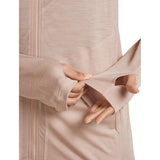 Icebreaker Women's 150 MerinoFine Ace Long Sleeve Zip Hoodie - Pink Quartz — view 7