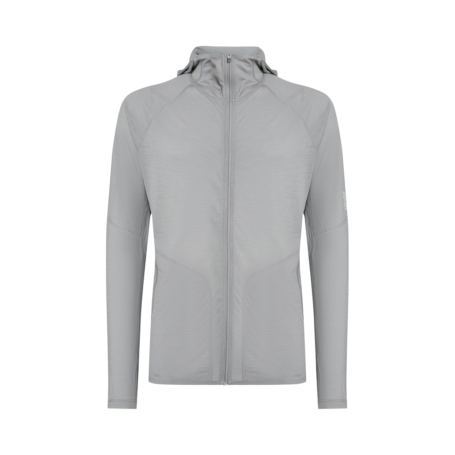 Icebreaker Men's 150 MerinoFine Ace Long Sleeve Zip Hoodie - Proto Grey