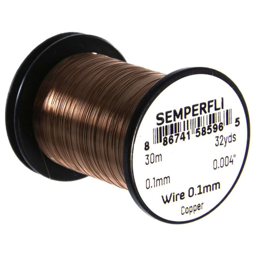 Semperfli Wire 0.1mm copper 1