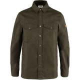 Fjallraven Men's Singi Long Sleeve Overshirt Dark Olive