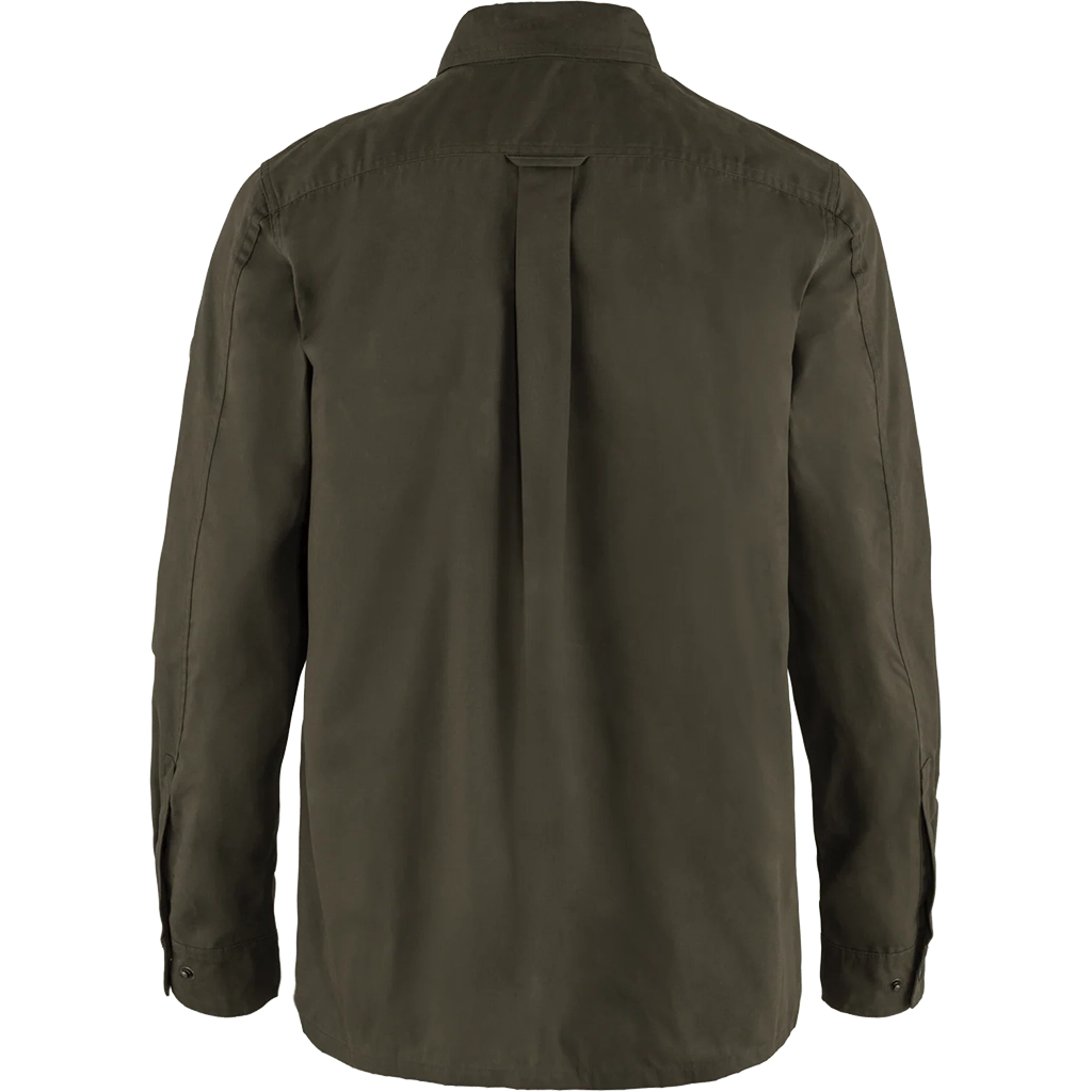 Fjallraven Men's Singi Long Sleeve Overshirt Dark Olive