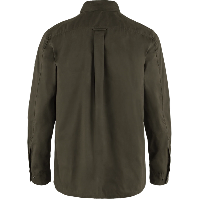 Fjallraven Men's Singi Long Sleeve Overshirt Dark Olive