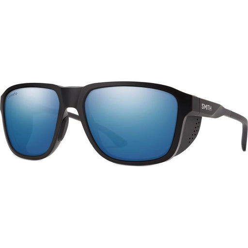 Smith Embark Sunglasses - Matte Black Frame - ChromaPop Glacier Photochromic Copper Blue Mirror Hero