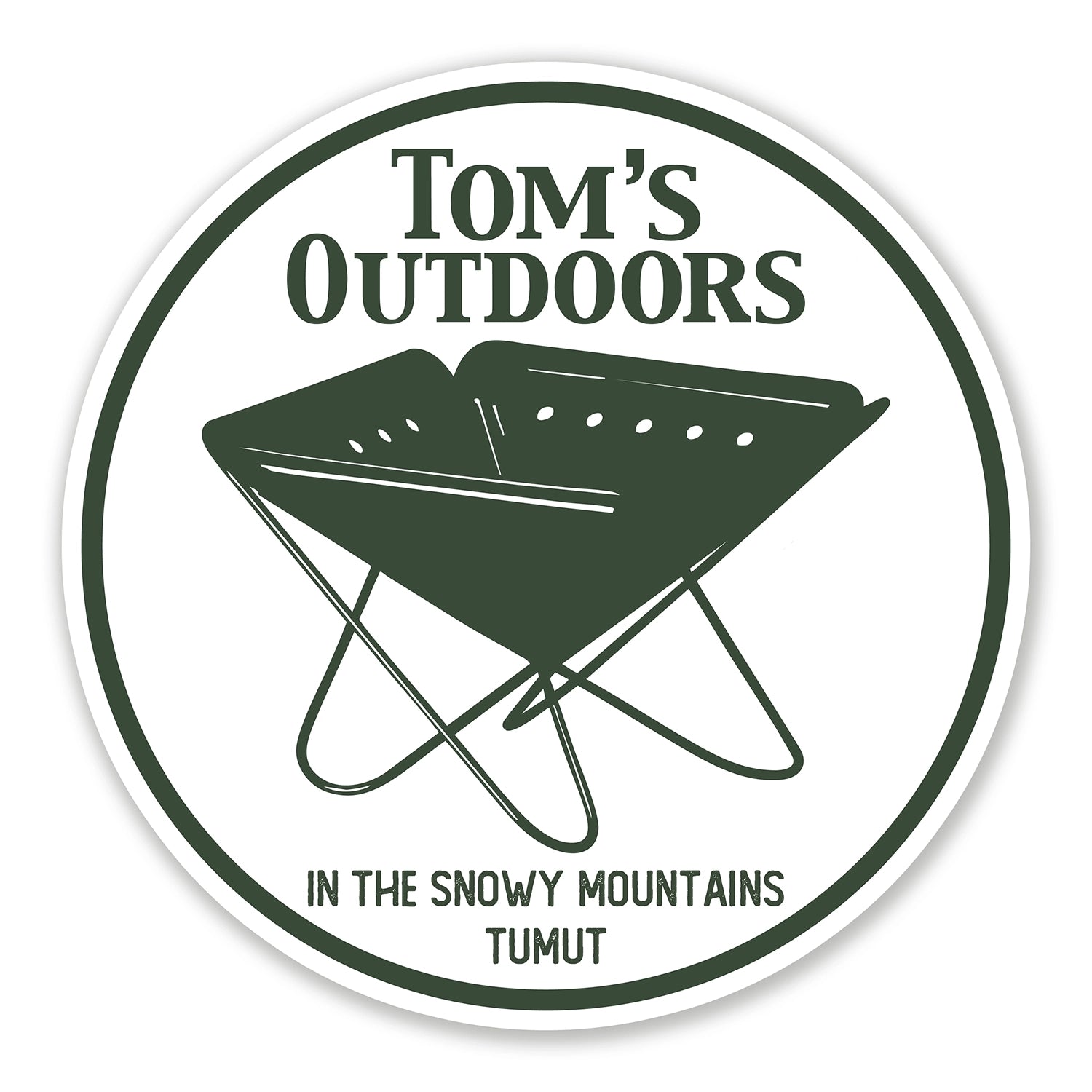 Tom's Outdoors Stickers — view 3