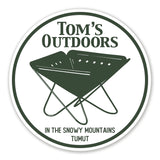 Tom's Outdoors Stickers — view 3
