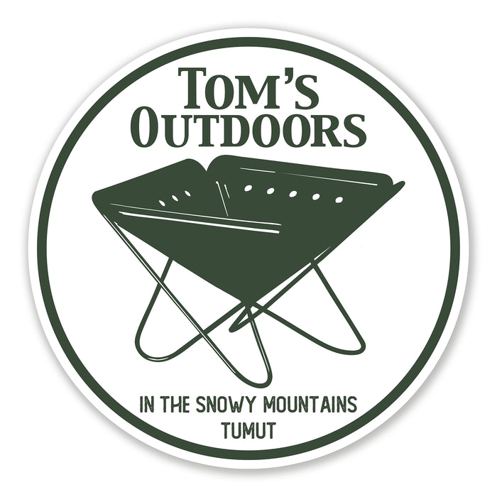 Tom's Outdoors Stickers