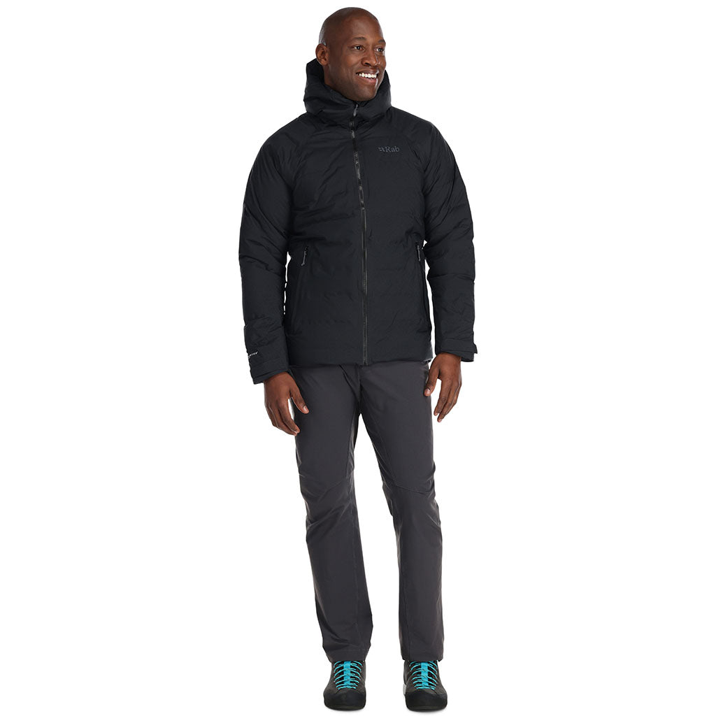 Rab Men's Valiance Jacket BLK model full