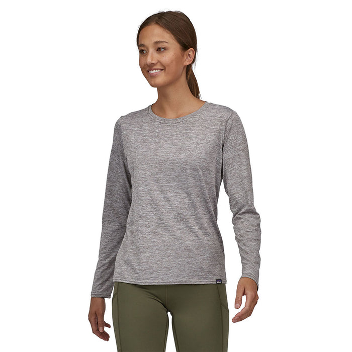 Patagonia Women's Long Sleeve Cap Cool Daily Shirt FEA model front