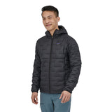 Patagonia Men's Micro Puff Hoody BLK model front
