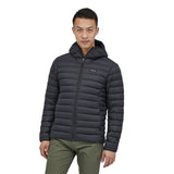 Patagonia Men's Down Sweater Hoody BLK model front