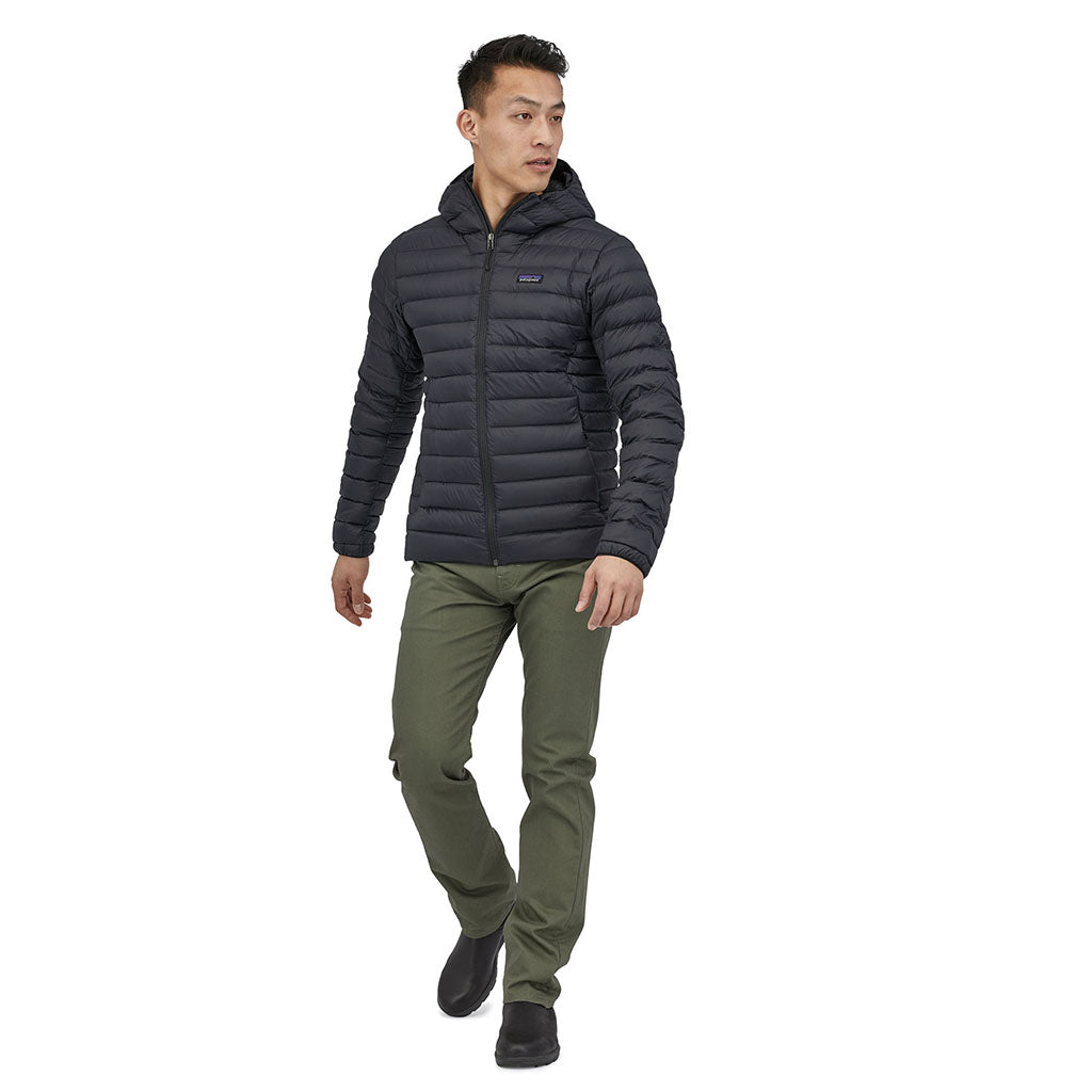 Patagonia Men's Down Sweater Hoody BLK model full