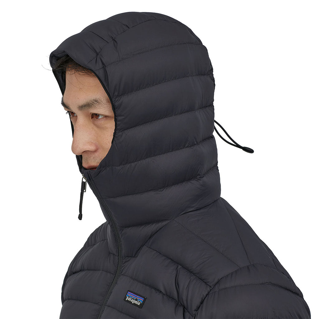 Patagonia Men's Down Sweater Hoody BLK hood