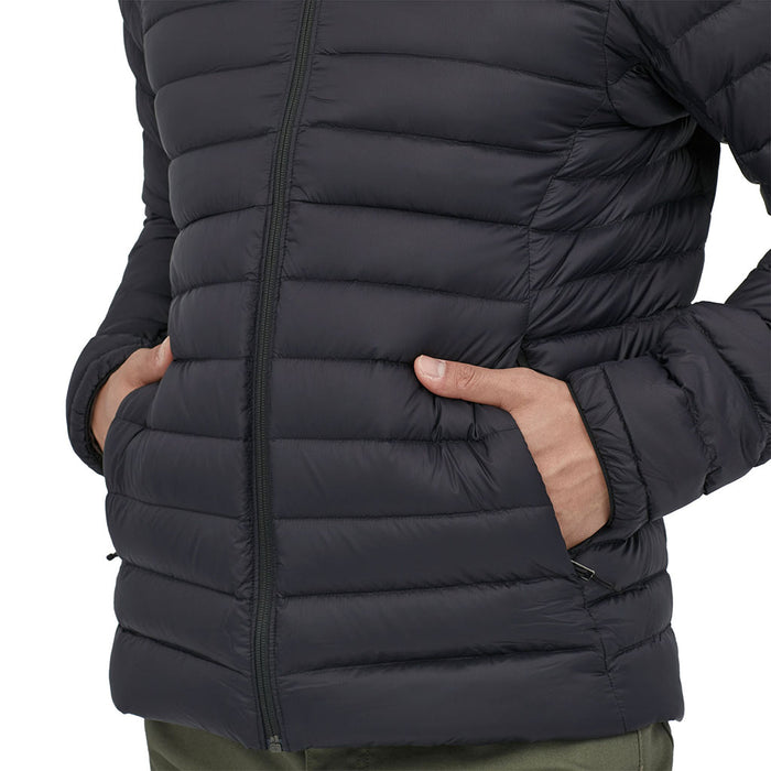 Patagonia Men's Down Sweater Hoody BLK pockets