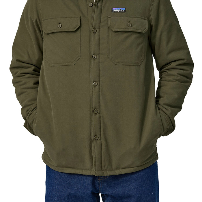 Patagonia Men's Insulated Organic Cotton Midweight Fjord Flannel Shirt - BSNG Detail 1