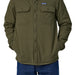 Patagonia Men's Insulated Organic Cotton Midweight Fjord Flannel Shirt - BSNG Detail 1