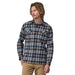 Patagonia Men's Long-Sleeved Organic Cotton Midweight Fjord Flannel Shirt FINN Detail 1