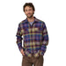 Patagonia Men's Long-Sleeved Organic Cotton Midweight Fjord Flannel Shirt SNPL Detail 1