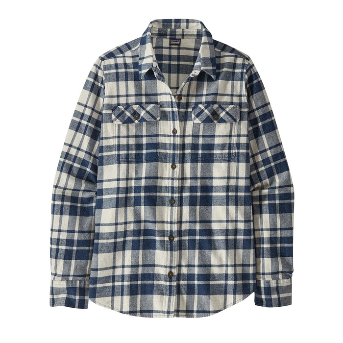 Patagonia Women's Long-Sleeved Organic Cotton Midweight Fjord Flannel Shirt - ICDY Hero