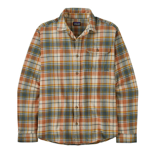 Patagonia Men's Long Sleeve Cotton in Conversion Lightweight Fjord Flannel Shirt LVFN hero