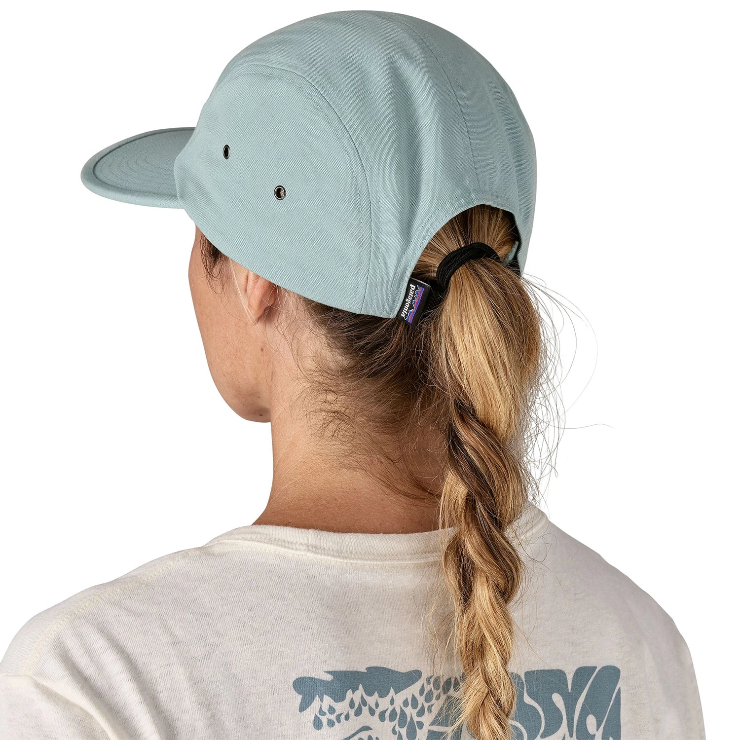 Patagonia Graphic Maclure Hat - Fitz Roy Massif: Snowmelt Blue — view 5