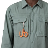 Patagonia Men's Long Sleeve Self Guided Sun Shirt loop detail