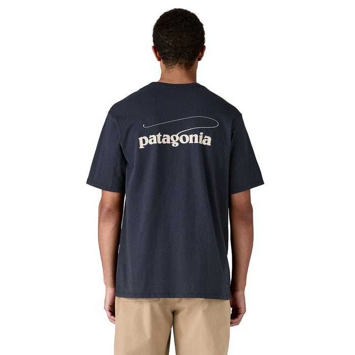 Patagonia Men's Casting Logo Responsibili-Tee - Canopy Green — view 3