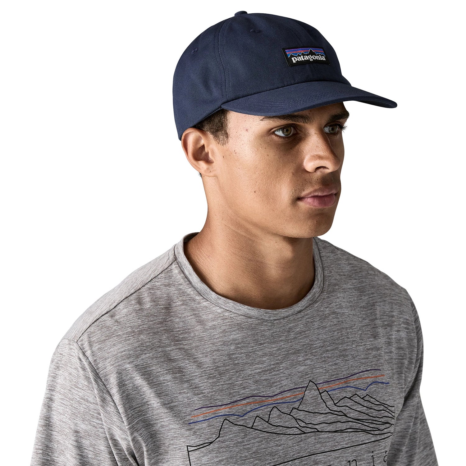 Patagonia P-6 Label Trad Cap - Canopy Green — view 2