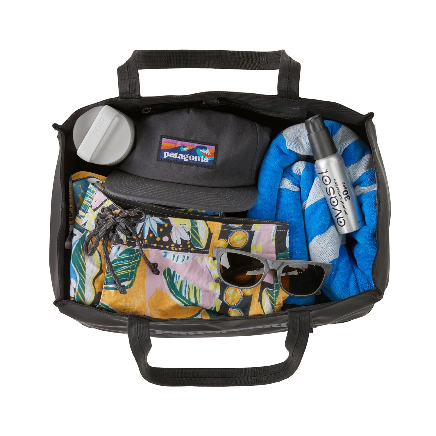 Patagonia Black Hole Tote 25L - Black w/Black — view 4
