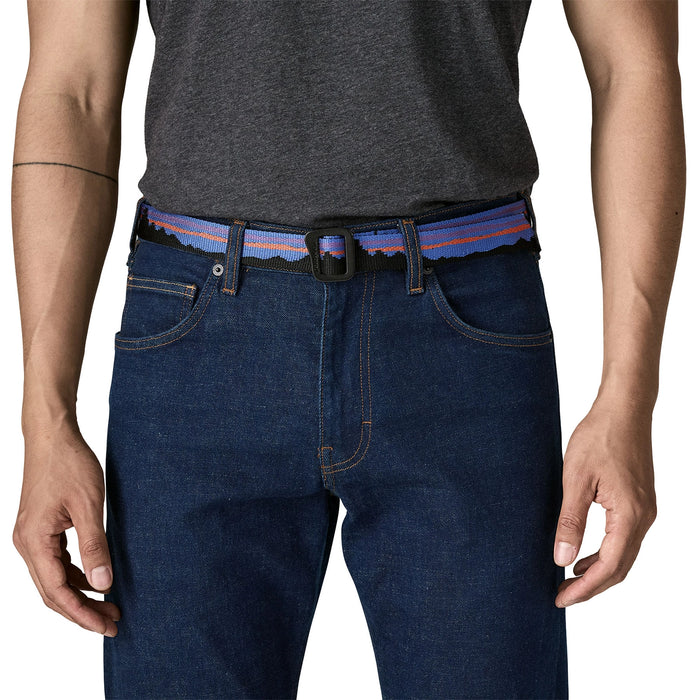 Patagonia Friction Belt - Fitz Roy Belt: Black