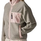 Patagonia Women's Synchilla Jacket - Oatmeal Heather w/Pink Frost — view 5