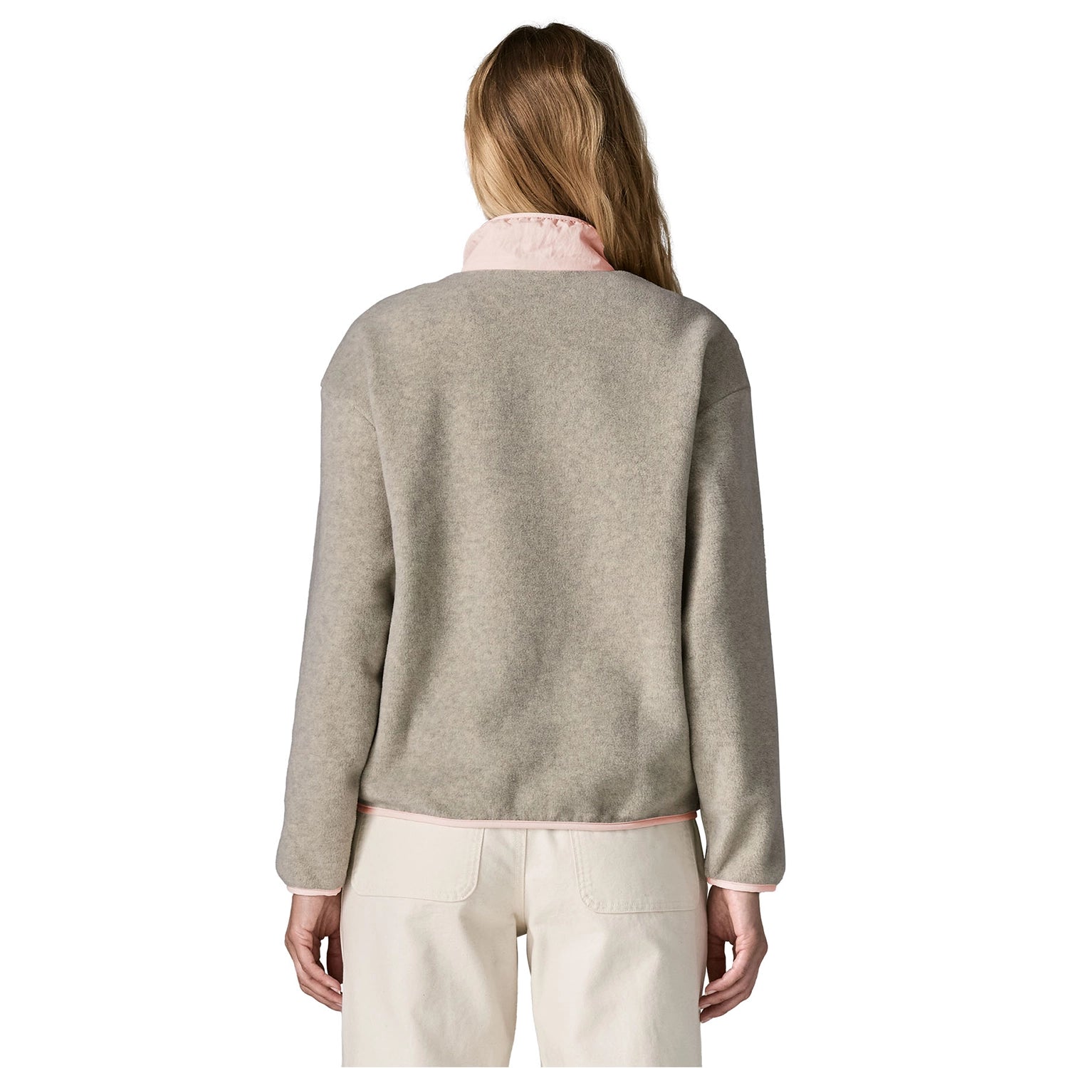Patagonia Women's Synchilla Jacket - Oatmeal Heather w/Pink Frost — view 3