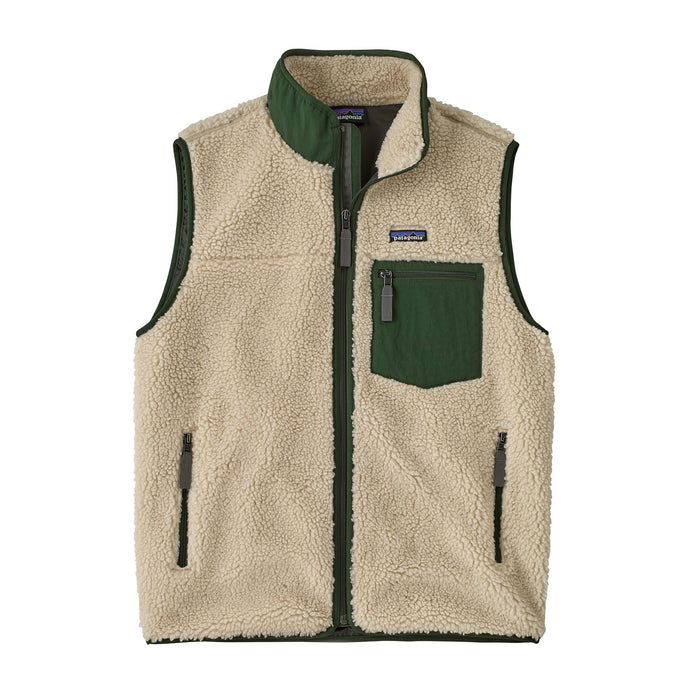 Patagonia Men's Classic Retro-X Vest - Dark Natural w/Treeline Green