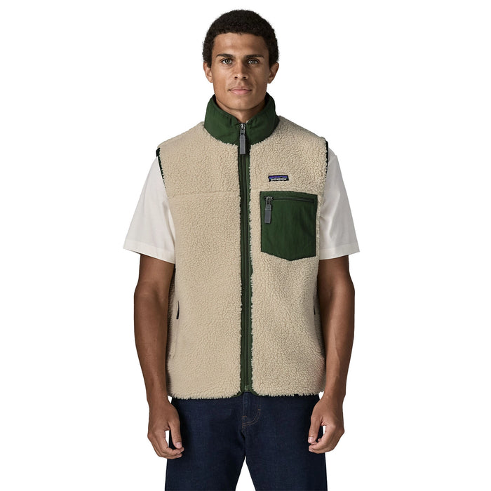 Patagonia Men's Classic Retro-X Vest - Dark Natural w/Treeline Green — view 2